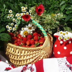 Пазл: Натюрморт  в горошек