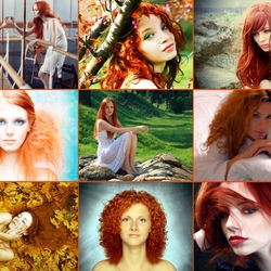 Пазл: Рыжие