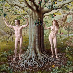 Пазл: Адам и Ева