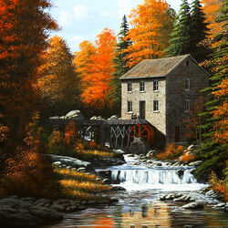 Пазл: Каменная мельница