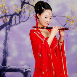 Пазл: Девушка в китайском костюме