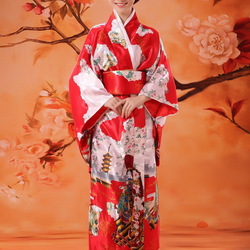 Пазл: Девушка в японском костюме