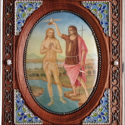 Пазл: Икона Крещение