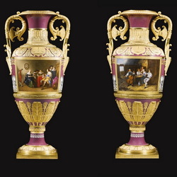 Пазл: Антикварные вазы