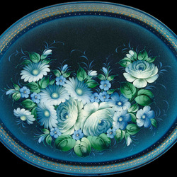 Пазл: Жостовский поднос