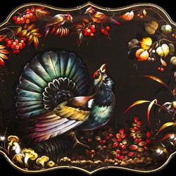 Пазл: Жостовский поднос