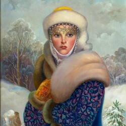 Пазл: Снегурочка