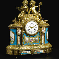 Пазл: Часы в фарфоре