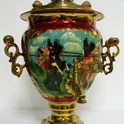 Пазл: Расписной самовар