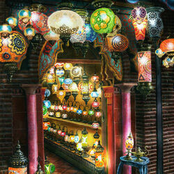 Пазл: Арабский магазин светильников в Гранаде