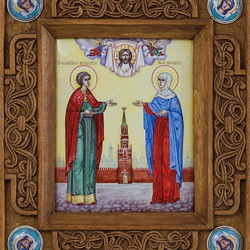 Пазл: Икона Максима Матвеева и Елизаветы Боярской, семейная икона