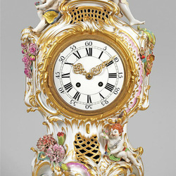 Пазл: Часы в фарфоре