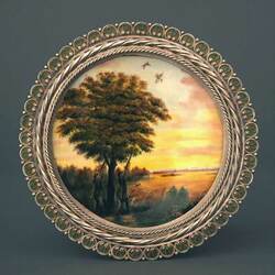 Пазл: Ростовская финифть.Тарелка