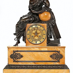 Пазл: Каминные часы