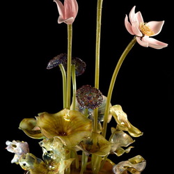 Пазл: Стеклянные цветы 