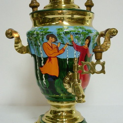 Пазл: Расписной самовар