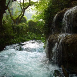 Пазл: Водопад Дюден Верхний. Анталия