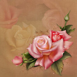 Пазл: Шелковая роза