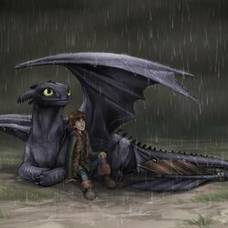 Пазл: Под дождем