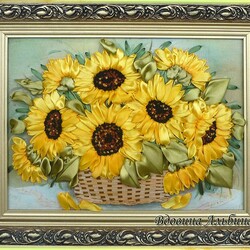 Пазл: Подсолнухи