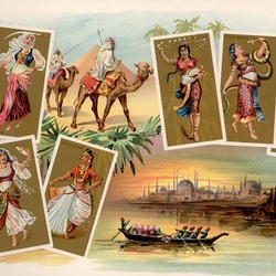 Пазл: Старинные карточки