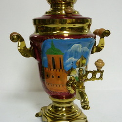 Пазл: Расписной самовар