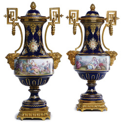 Пазл: Антикварные вазы