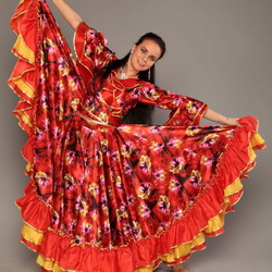 Пазл: Девушка в цыганском костюме