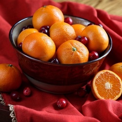 Пазл: Мандарины