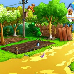 Пазл: Деревенский пейзаж 