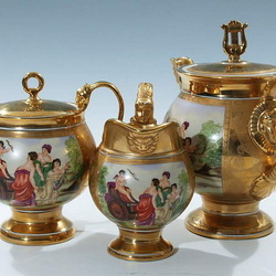 Пазл: Антикварный фарфор.Франция 19в