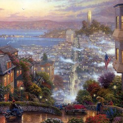 Пазл: Сан-Франциско, Ломбард-стрит