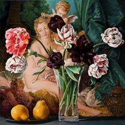 Пазл: Тюльпаны и Венера