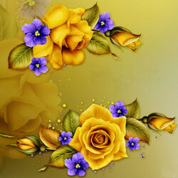 Пазл: Желтые красавицы