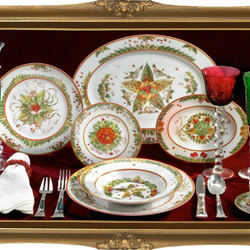 Пазл: Сервировка к Рождеству