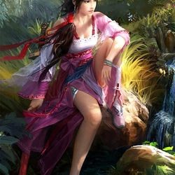 Пазл: У ручья