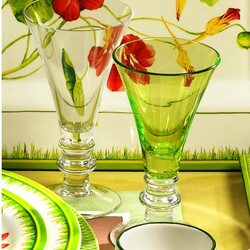 Пазл: Зеленые бокалы