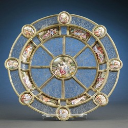 Пазл: Хрусталь с серебром и росписью