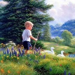 Пазл: На пруд