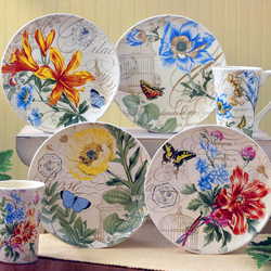 Пазл: Десертные тарелки 