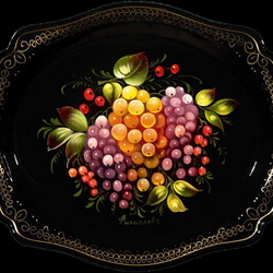 Пазл: Жостовский поднос