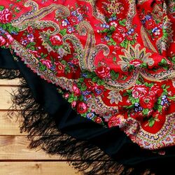 Пазл: Павлопосадский платок