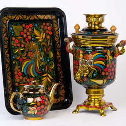 Пазл: Расписной самовар