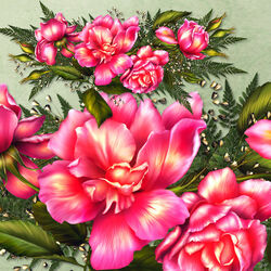 Пазл: Великолепие роз