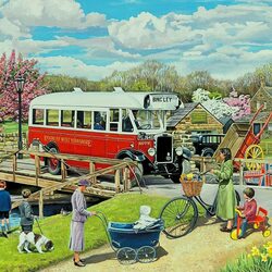 Пазл: Папа приехал