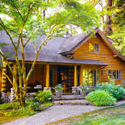 Пазл: Домик в лесу