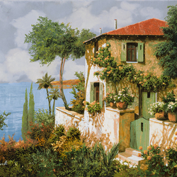 Пазл: Дом на берегу моря