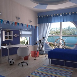 Пазл: Комната для мальчика