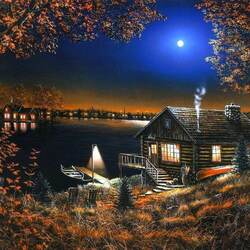 Пазл: Дом у воды