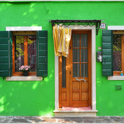 Пазл: Двери и окна Бурано